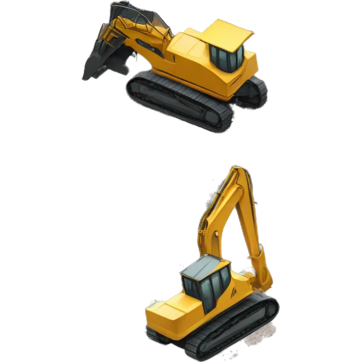 The excavator extracts ore emoji