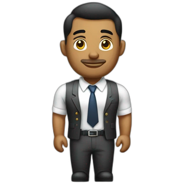 alpha male muscular well dressed emoji