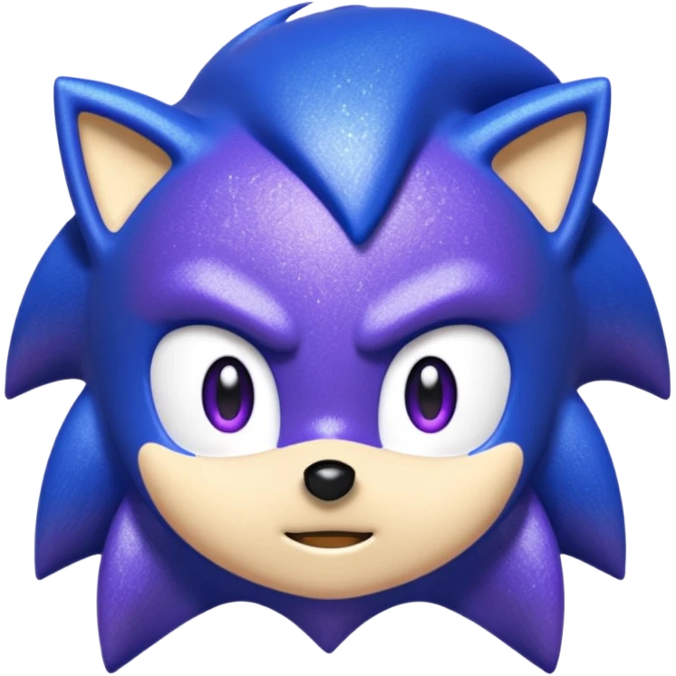 glitter purple sonic emoji