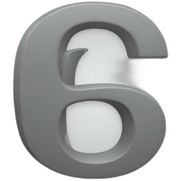 O LETTER grey emoji