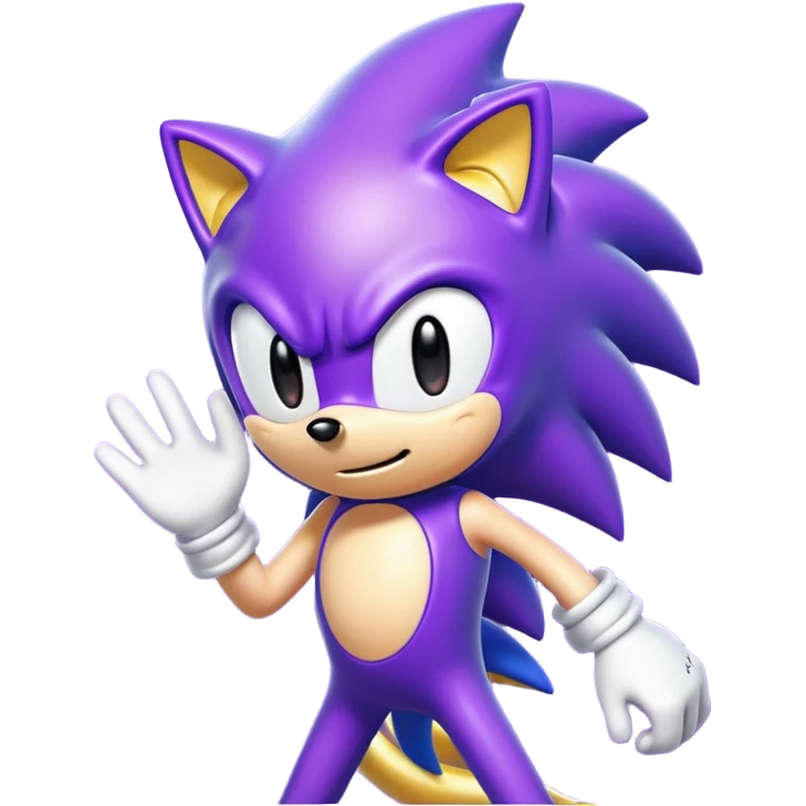 glitter purple sonic emoji