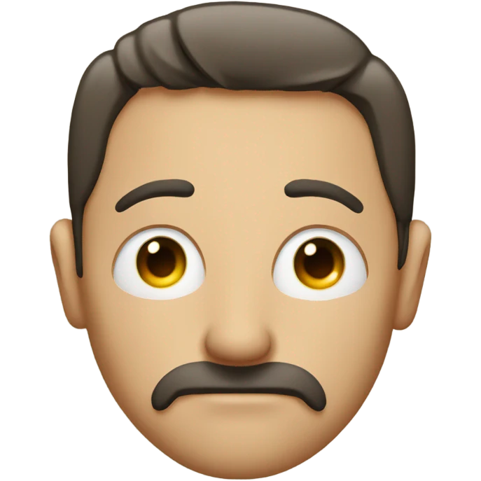 An eye in the middle of a man's head emoji