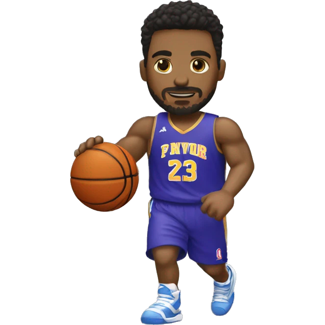 Basquetbolista musculoso emoji