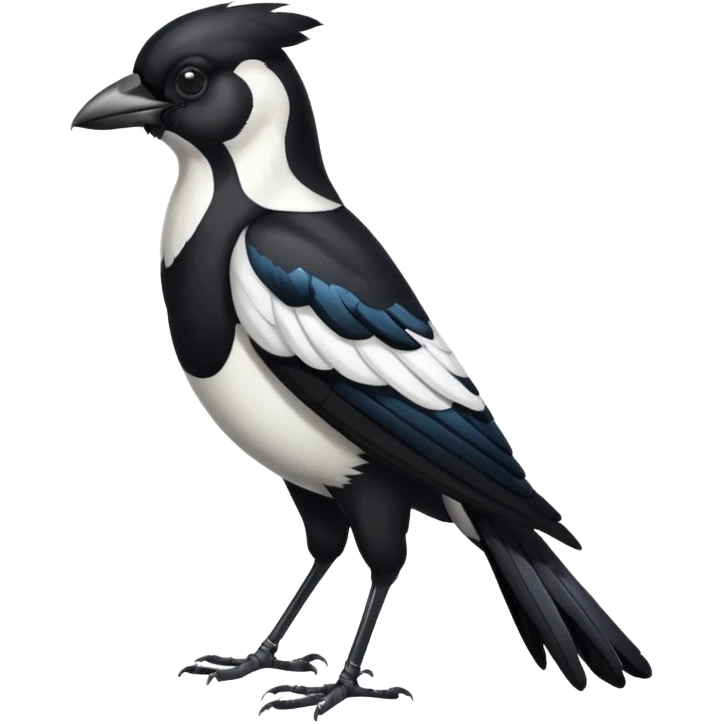 I want a magpie emoji standing emoji