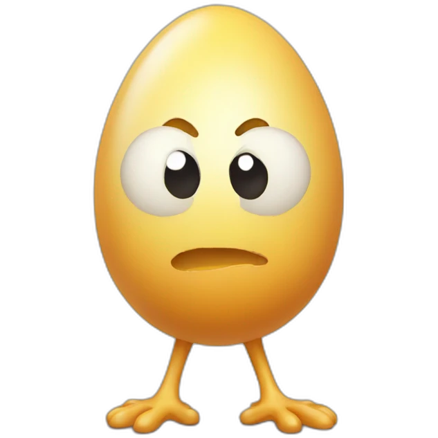 egg with legs emoji