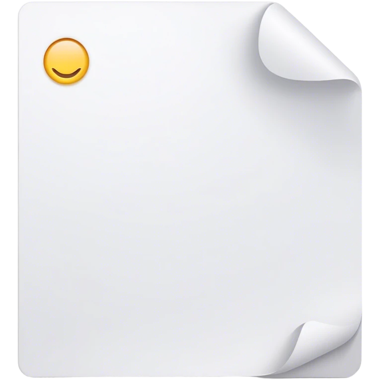 white document emoji