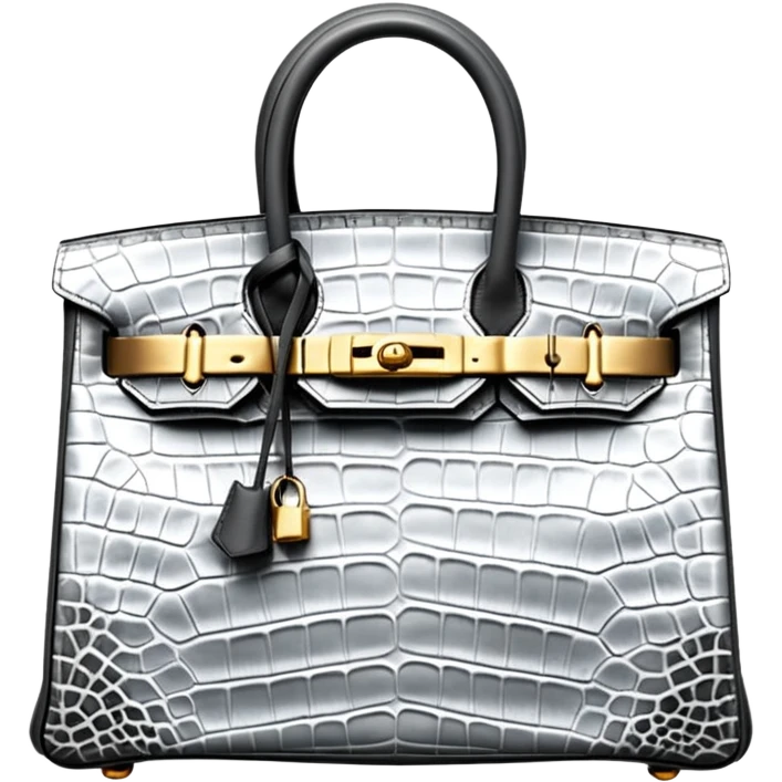 hermes birkin himalayan bag  emoji