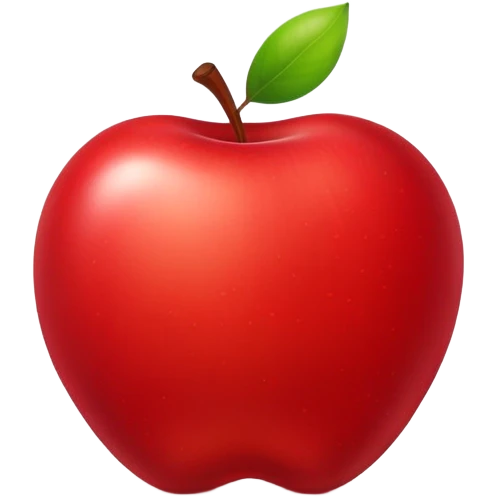 Red apple  emoji