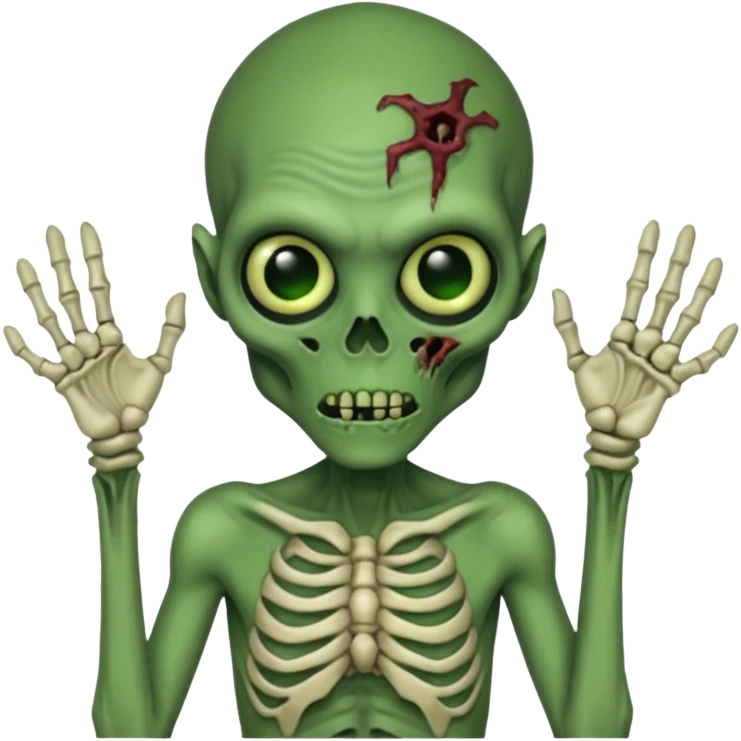 zombie alien emoji