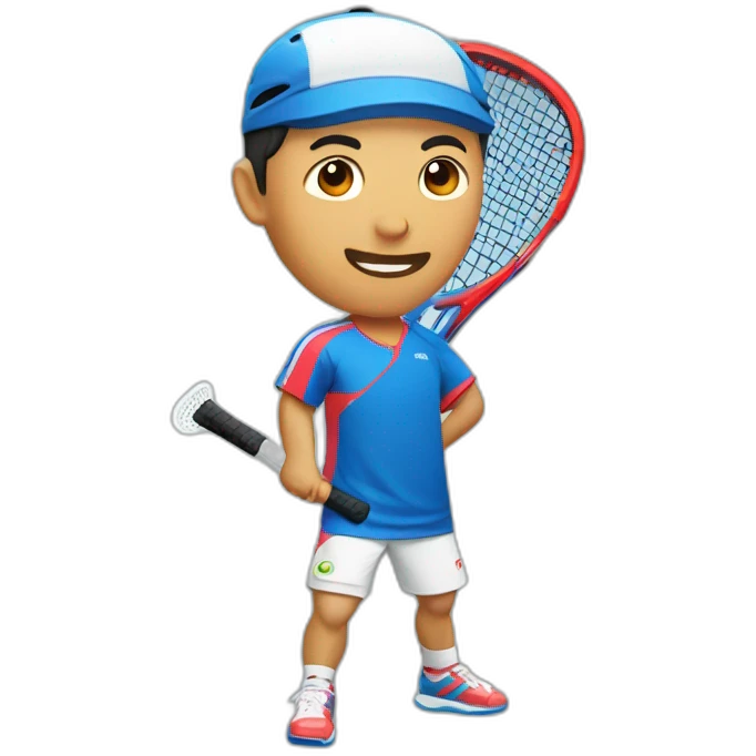 asian Padel player emoji