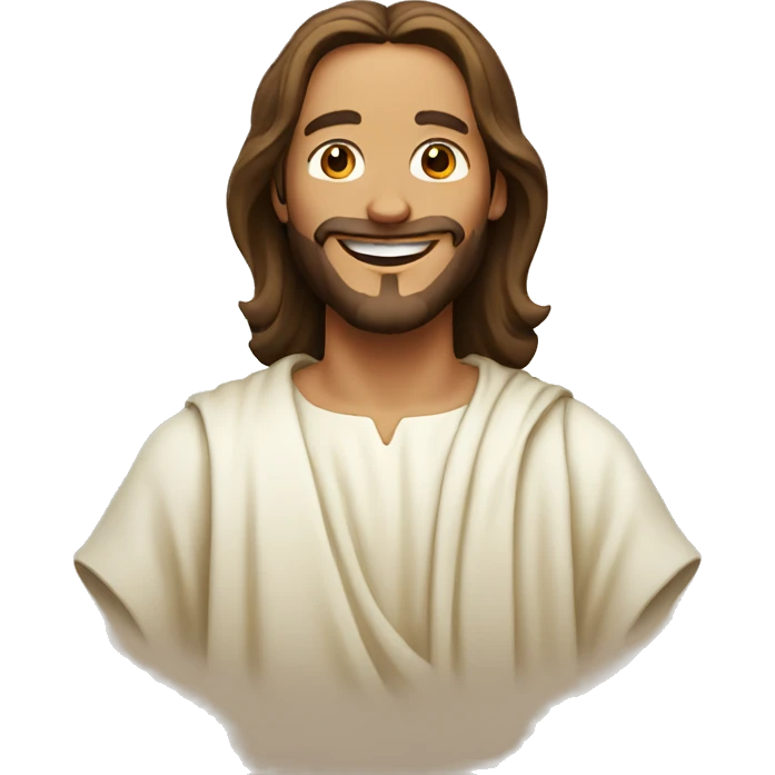 happy jesus emoji