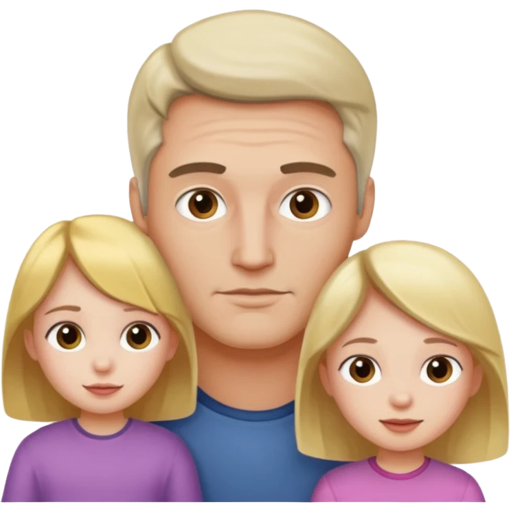 A man and a little girl  emoji