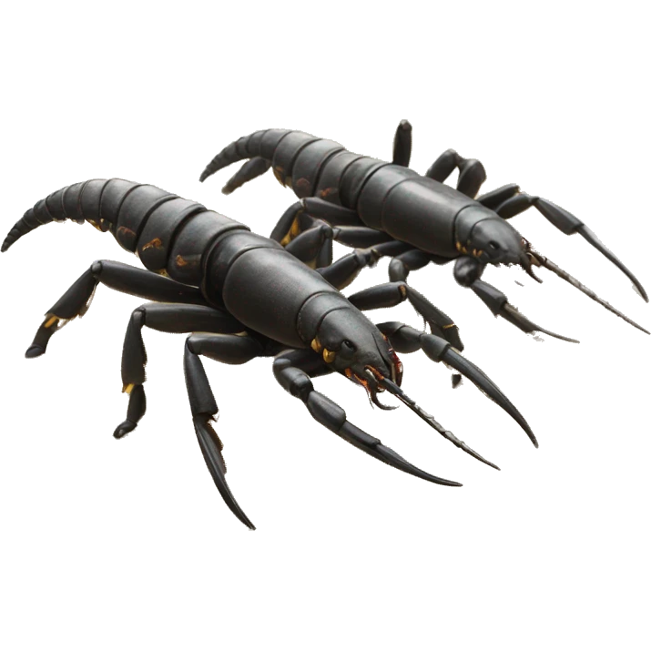 Two scorpions at the beach emoji