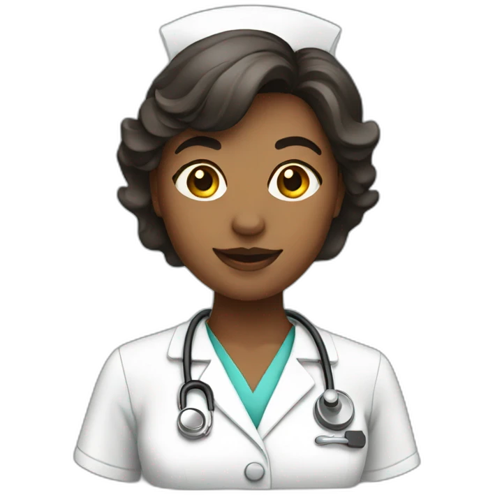 A nurse emoji