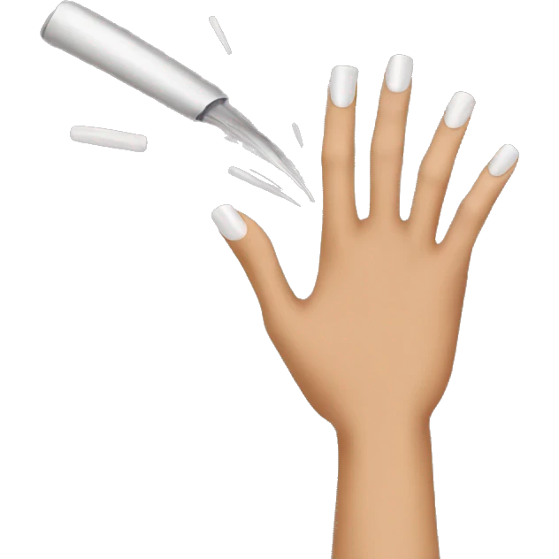 Blowing on nails  emoji