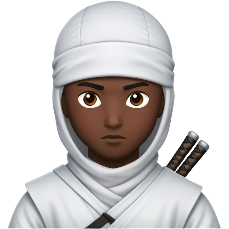 White ninja what darkskin  emoji
