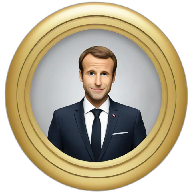 macron with mohamed emoji