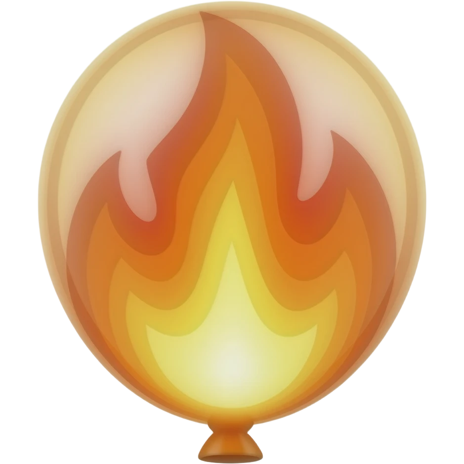 Burning Ballon emoji