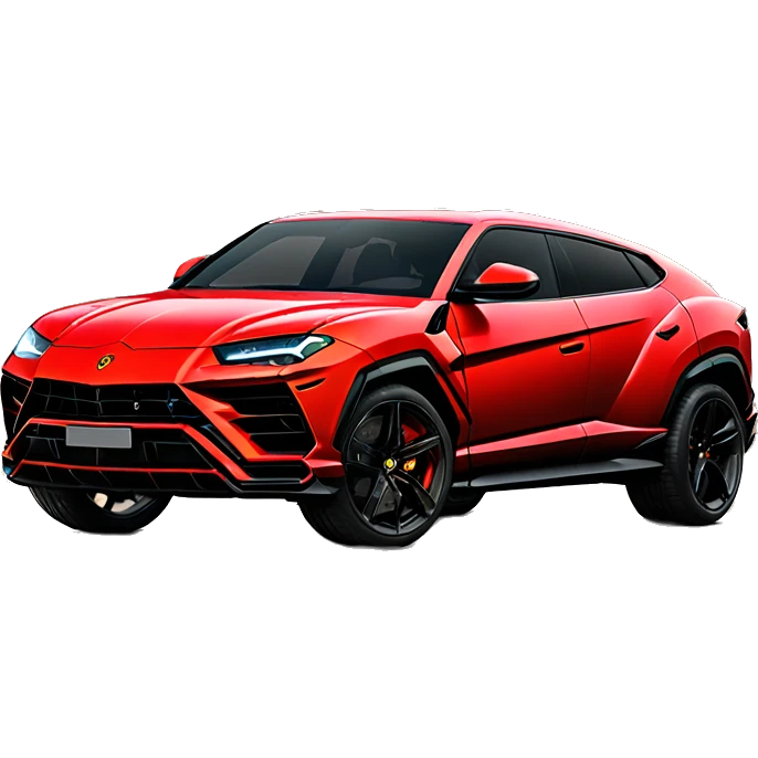 Red Lamborghini Urus emoji