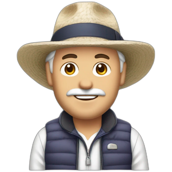 philippe etchebest with Ashe's hat emoji