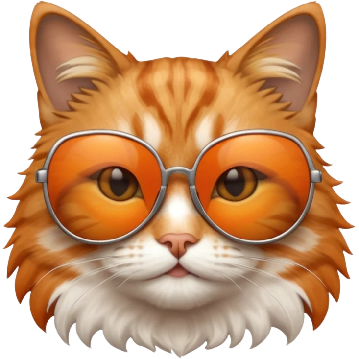 Cat wearing sunglasses emoji