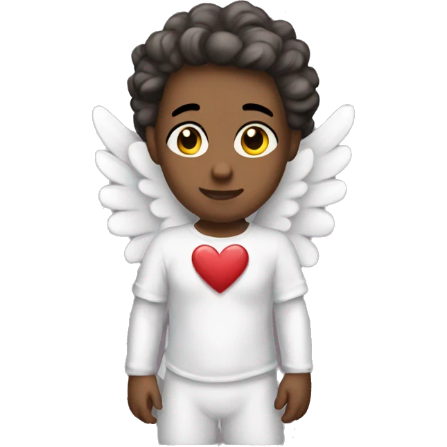 Realistic Cupid angel emoji