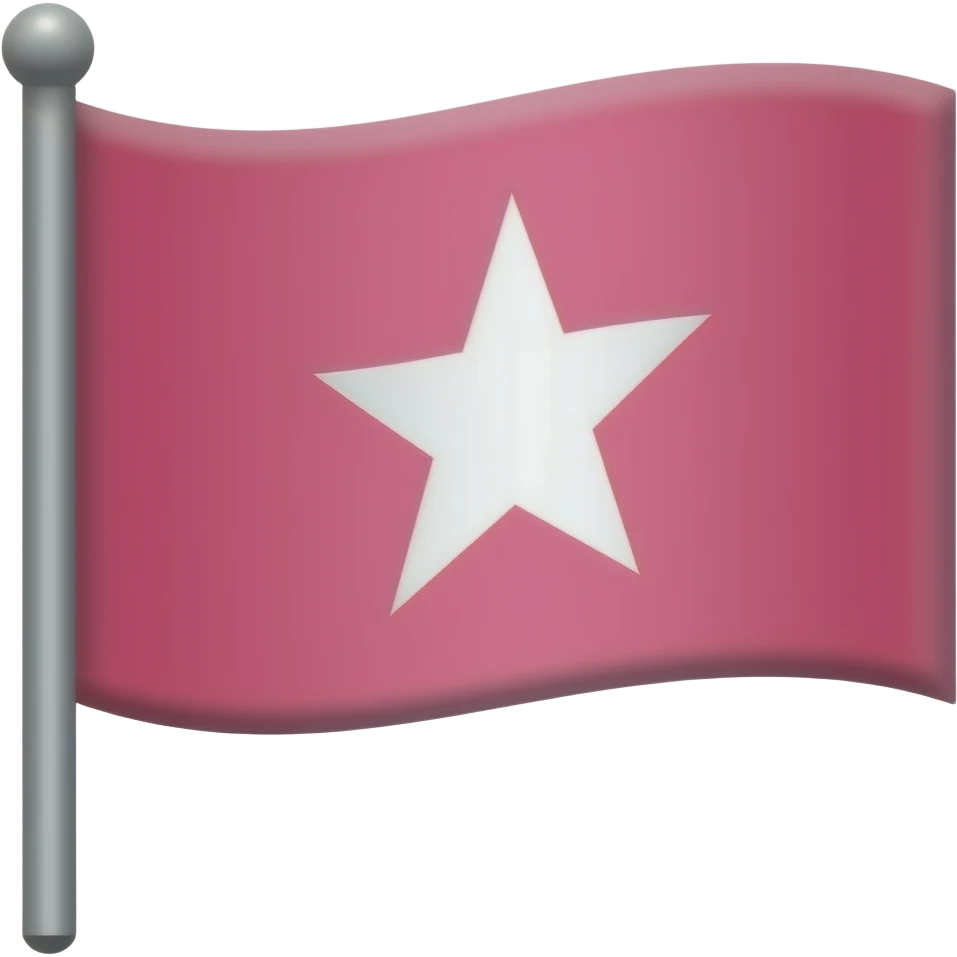 Pink flag emoji emoji
