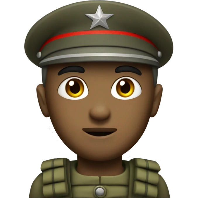 red army soldier sm emoji
