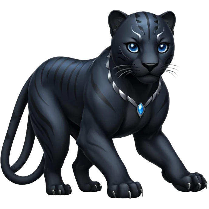 Black winged panter emoji