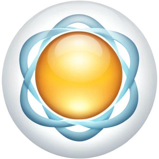 Floating energy orb containing subtle fabric or clothing element, masculine yet artistic style inspiration, soft radiating light emoji