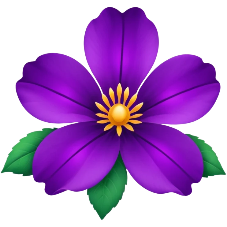 purple flower emoji