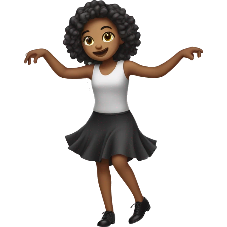 Girl tap dancing  emoji