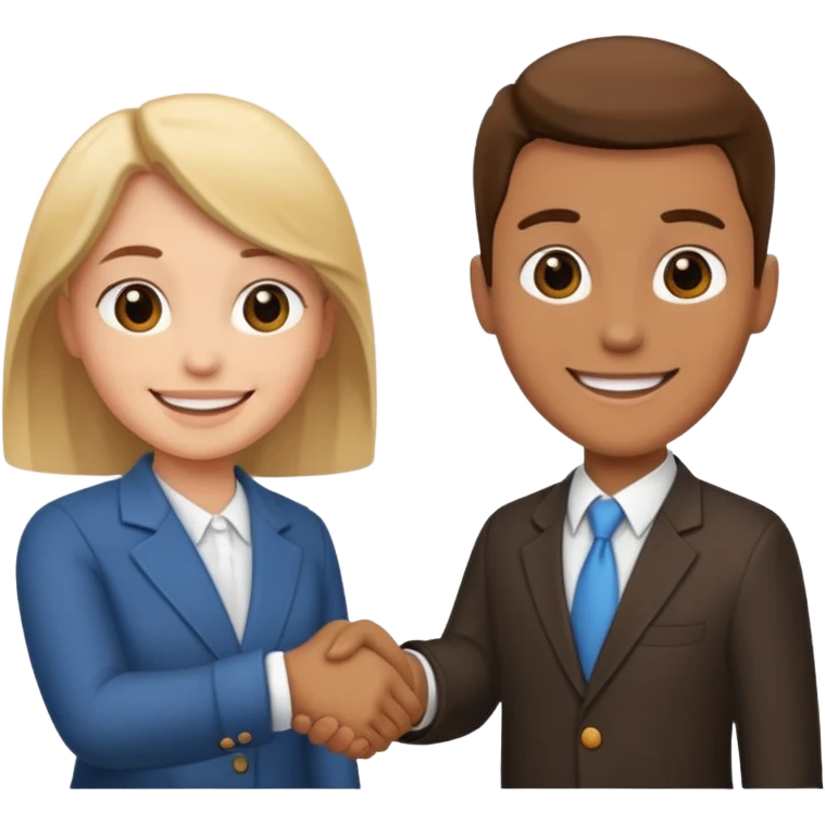 Dos personas dandose la mano  emoji