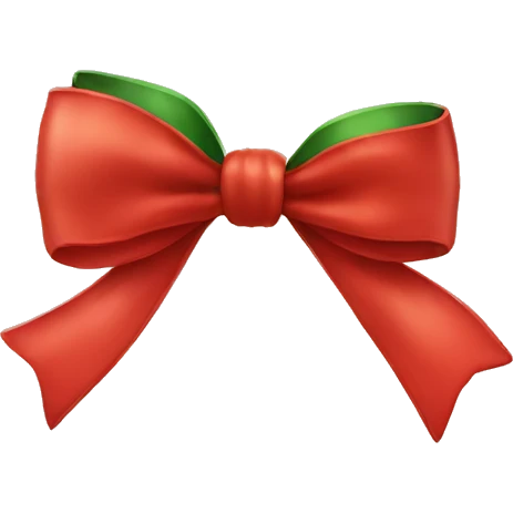 Christmas Bow emoji