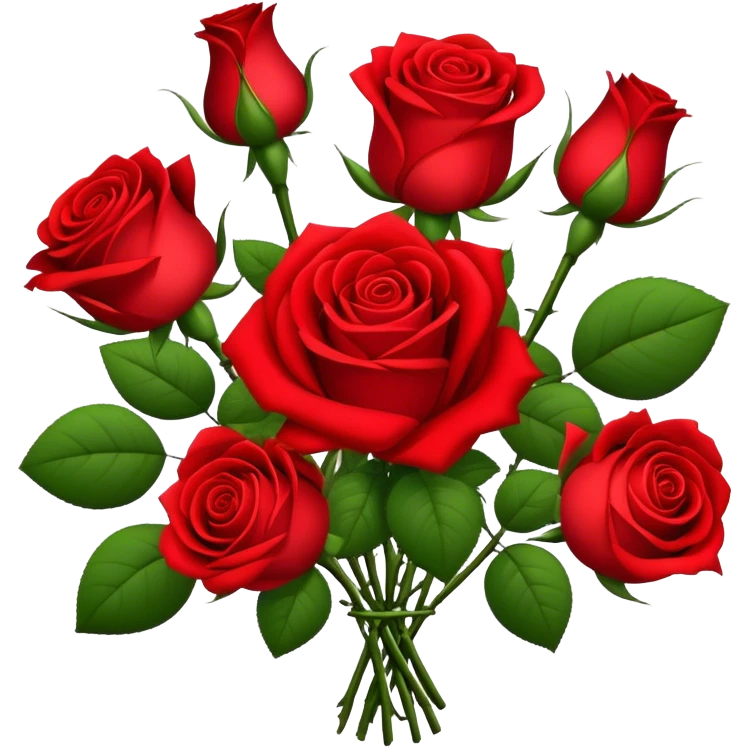 red roses emoji
