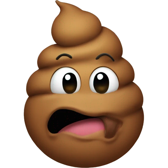 funny poop emoji