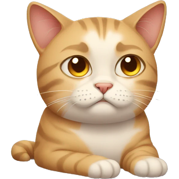 Sad cat emoji