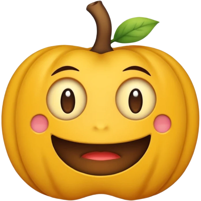 hnědý kůň s flekama na zádi s bílou hlavou a jedno oko má modré a druhé hnědé  emoji