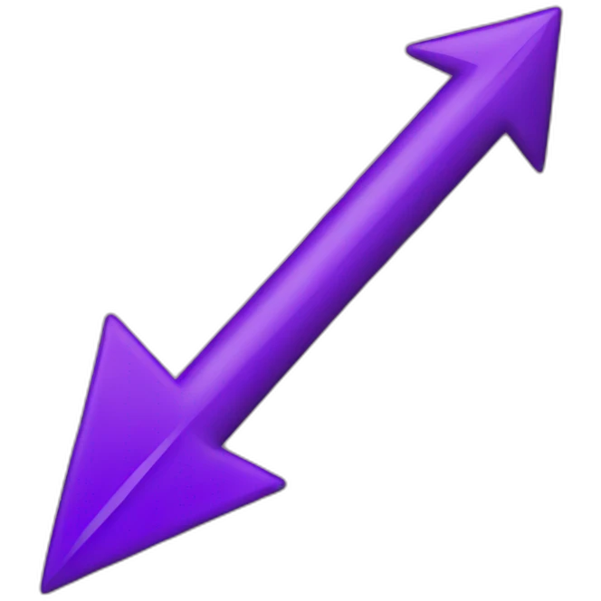 purple arrow emoji