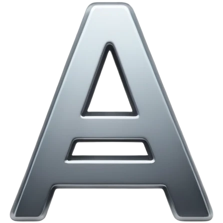Font settings icon with sliders and letter A emoji