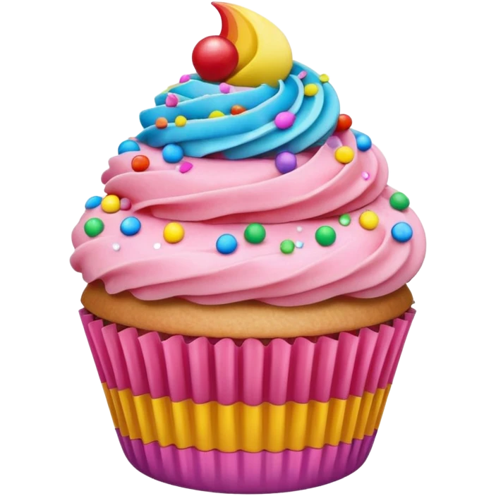 cupcake rosa emoji