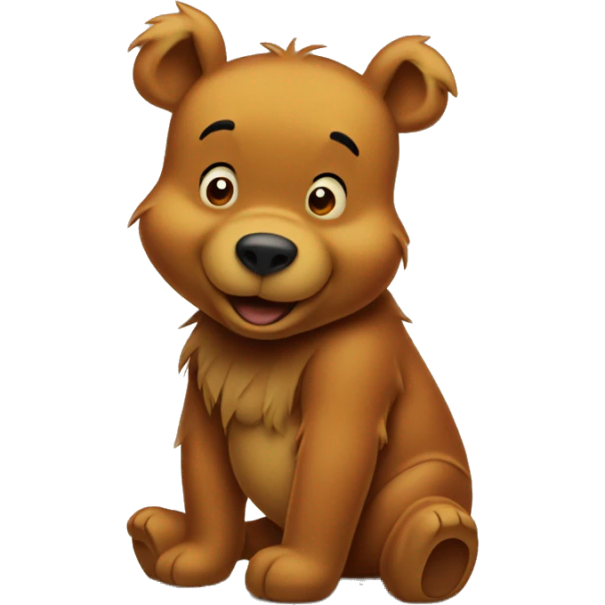 Winnie the pooh brown emoji