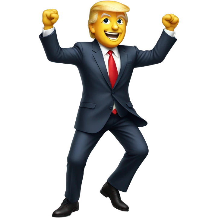 Trump dancing  emoji