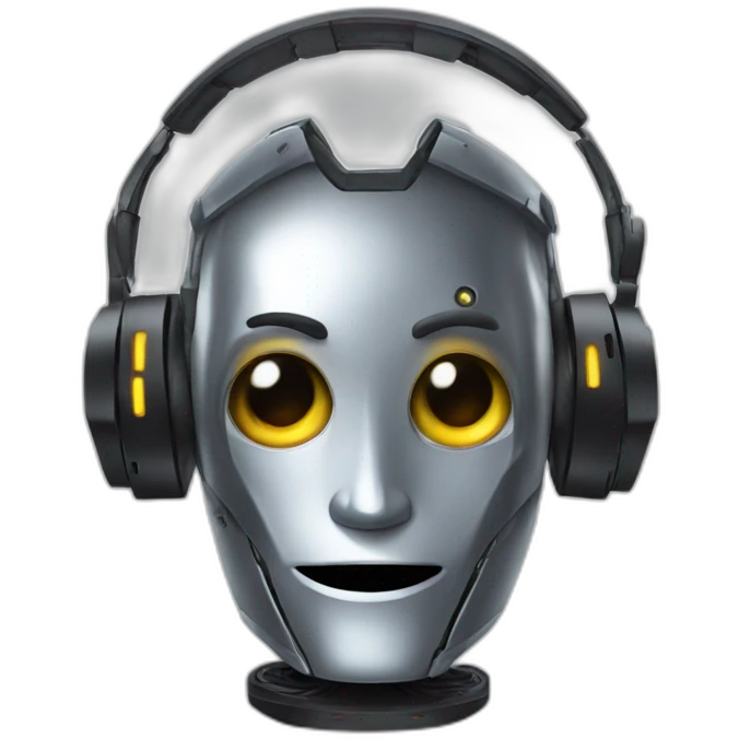 Robot DJ emoji