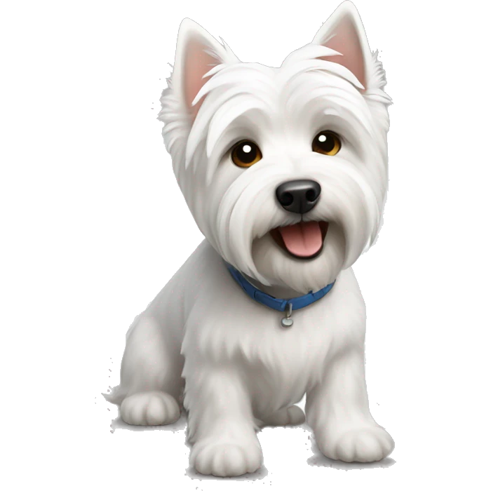 A westie emoji