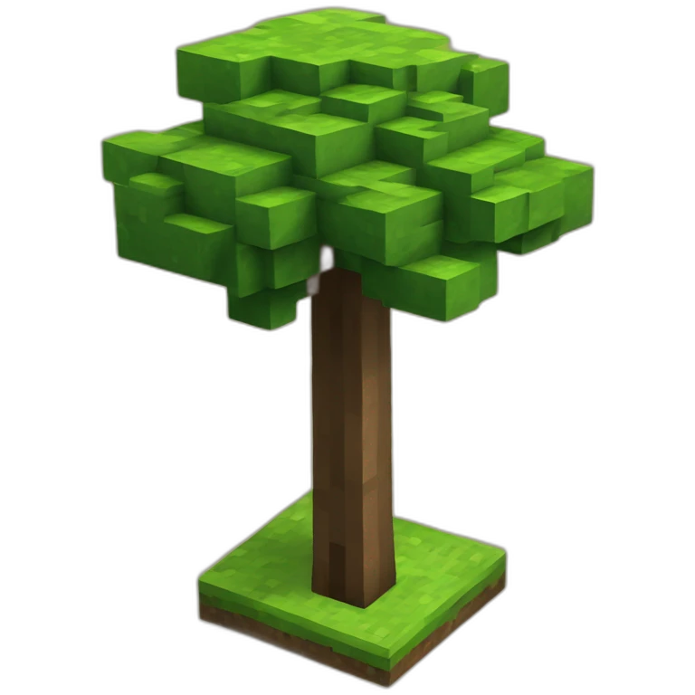 Minecraft tree emoji