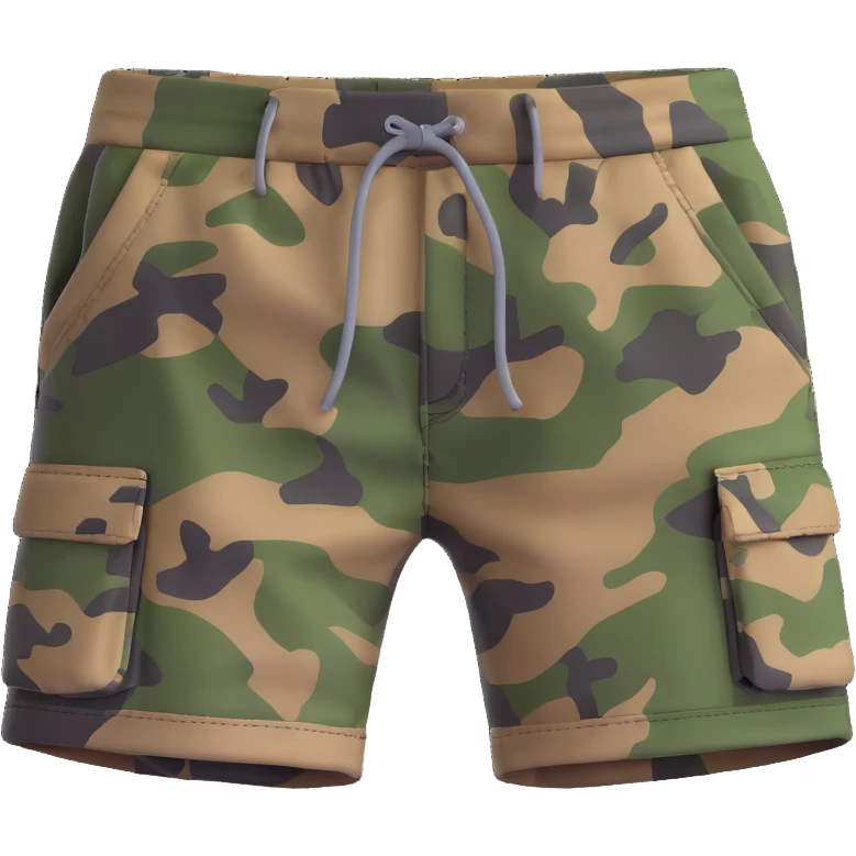 camo shorts emoji