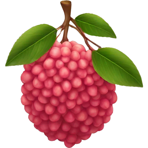 lychee emoji