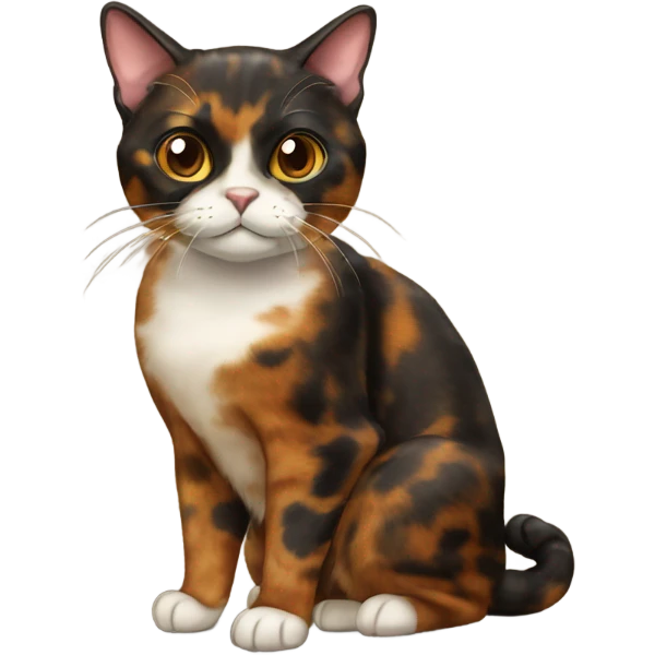 Tortoiseshell cat emoji