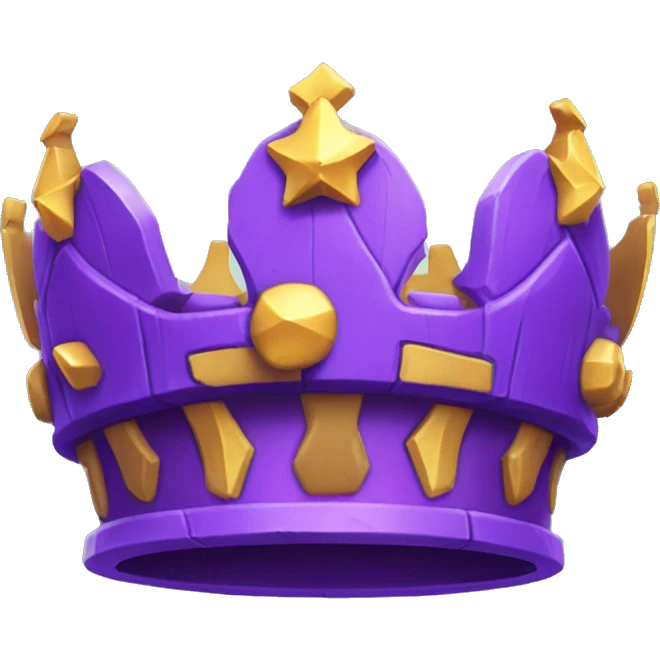 Couronne violette clash royale emoji